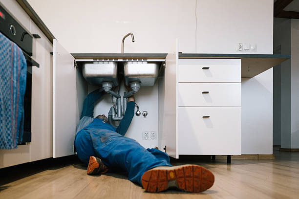 Professional Plumbing technician working in Capron, IL
